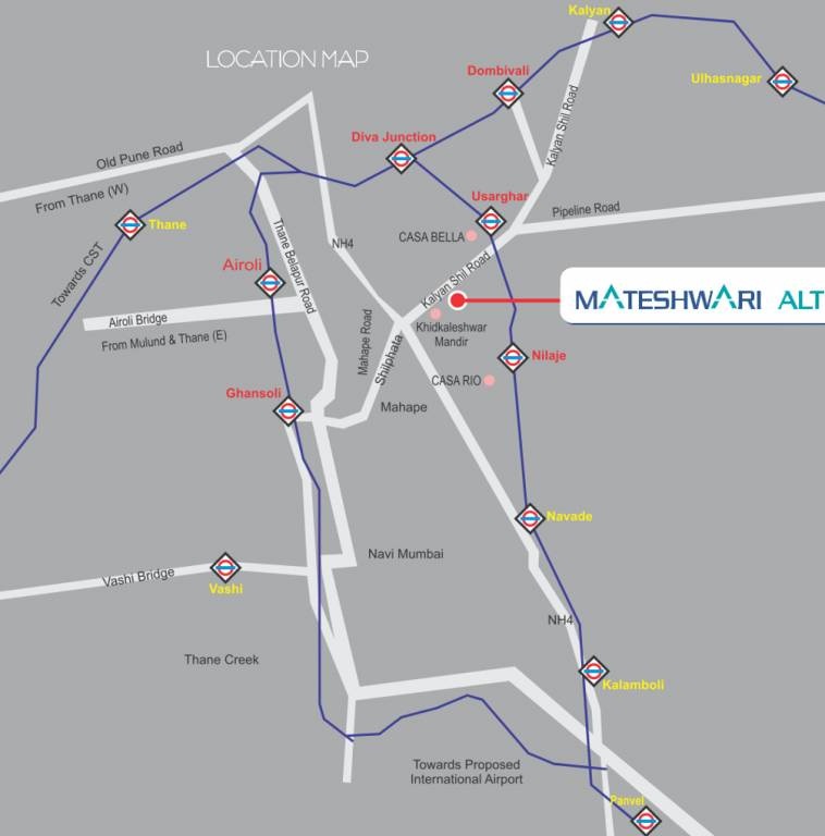 Mateshwari Altura Location Map
