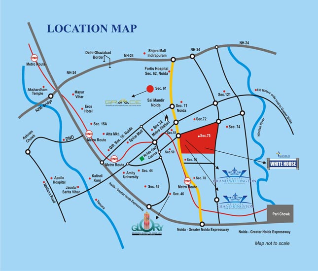 Maxblis Grand Kingston Location Map