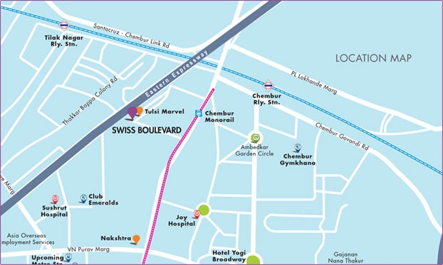 Metro Swiss Boulevard Location Map