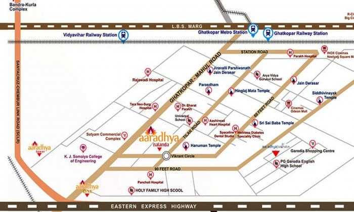 Micl Aaradhya Saphalya Location Map