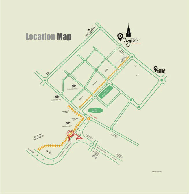 Migsun Twiinz Location Map