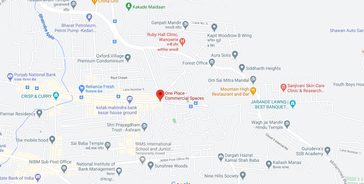 Mittal One Place Wanowrie Location Map