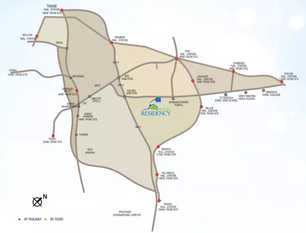 Mukta Residency Location Map