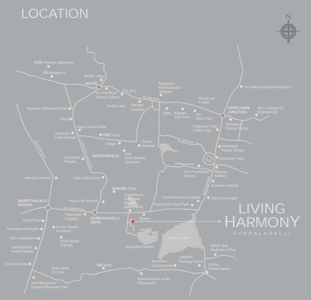 Nagamani Living Harmony Location Map