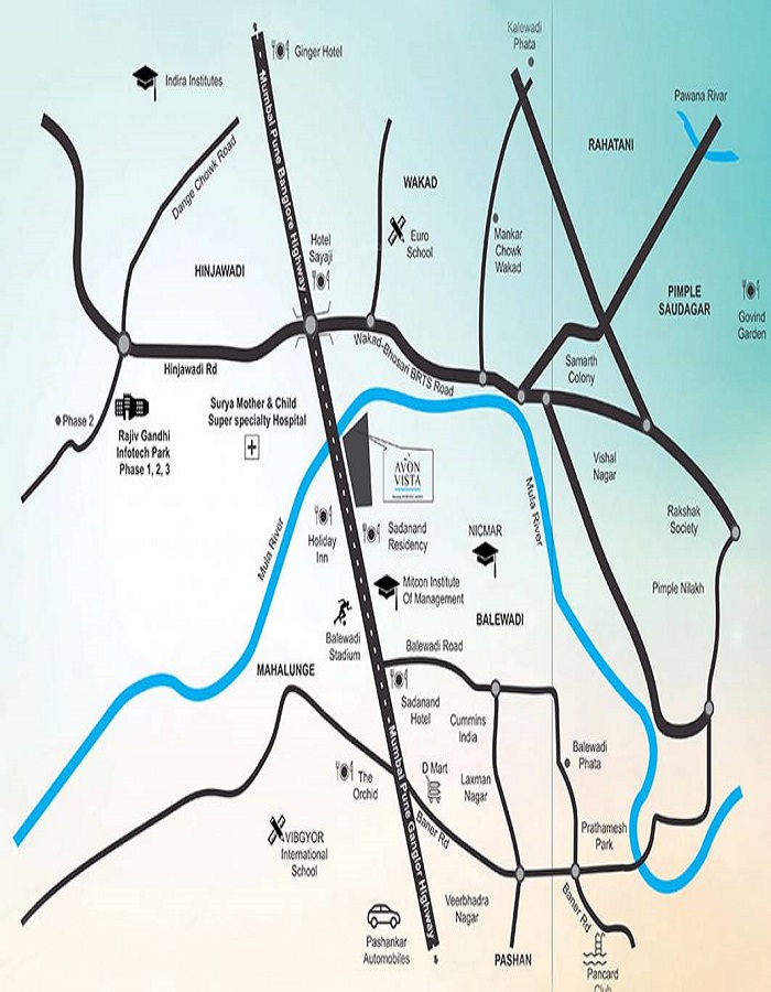 Naiknavare Avon Vista Location Map