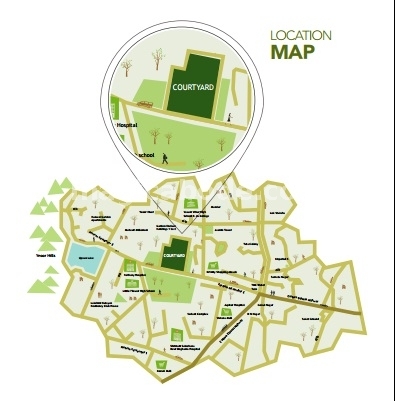 Narang Courtyard Location Map
