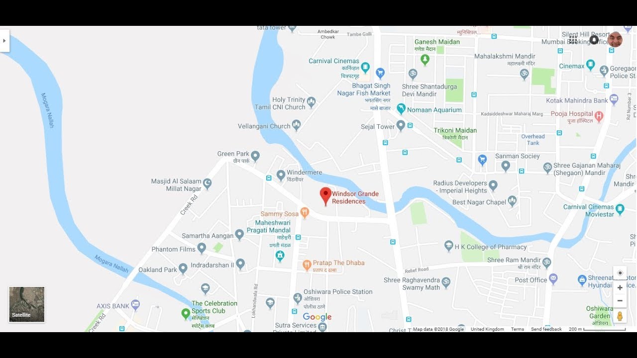 Narang Windsor Grande Residences Location Map