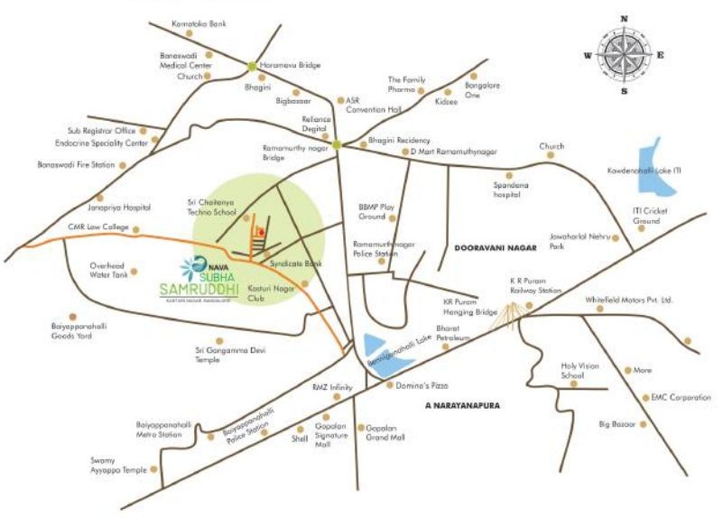 Nava Subha Samruddhi Location Map