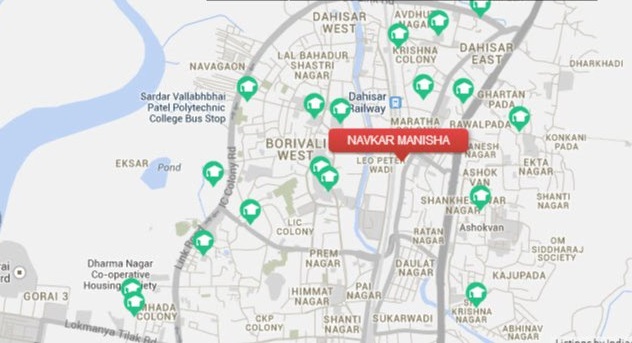 Navkar Manisha Location Map
