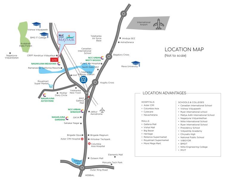Ncc Urban Mayfair Location Map