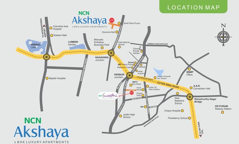 Ncn Akshaya Location Map