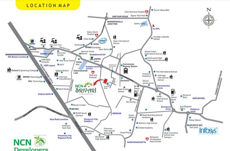 Ncn Srivari Location Map