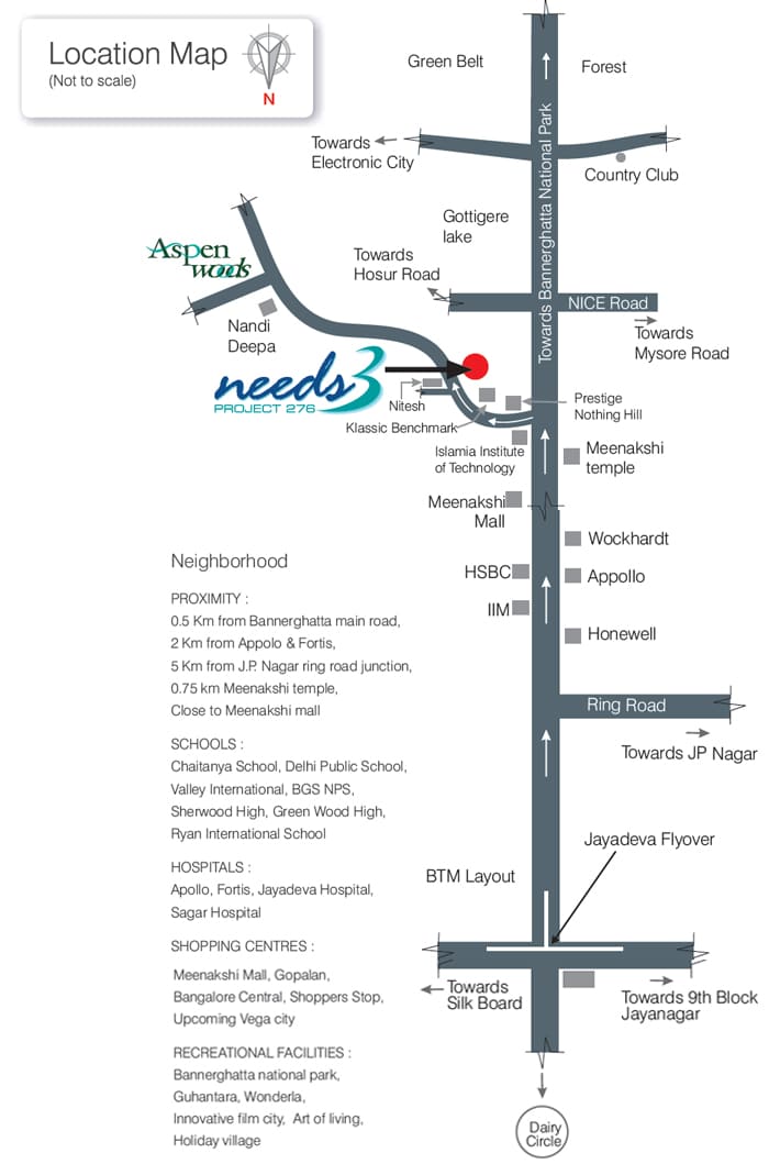 Needs 3 Project 276 Location Map