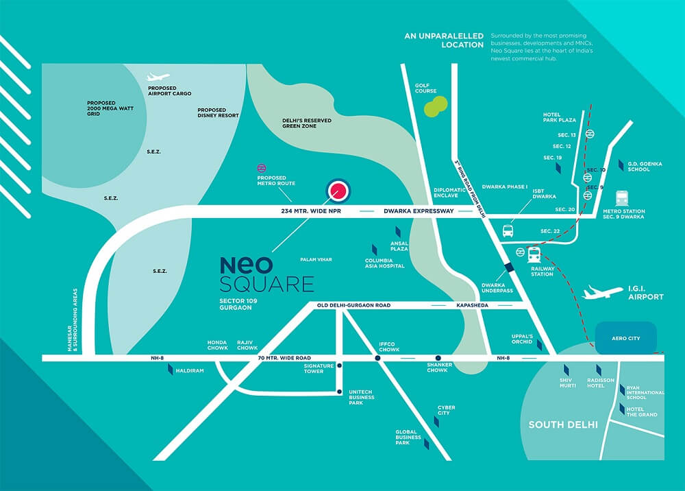 Neo Square Location Map