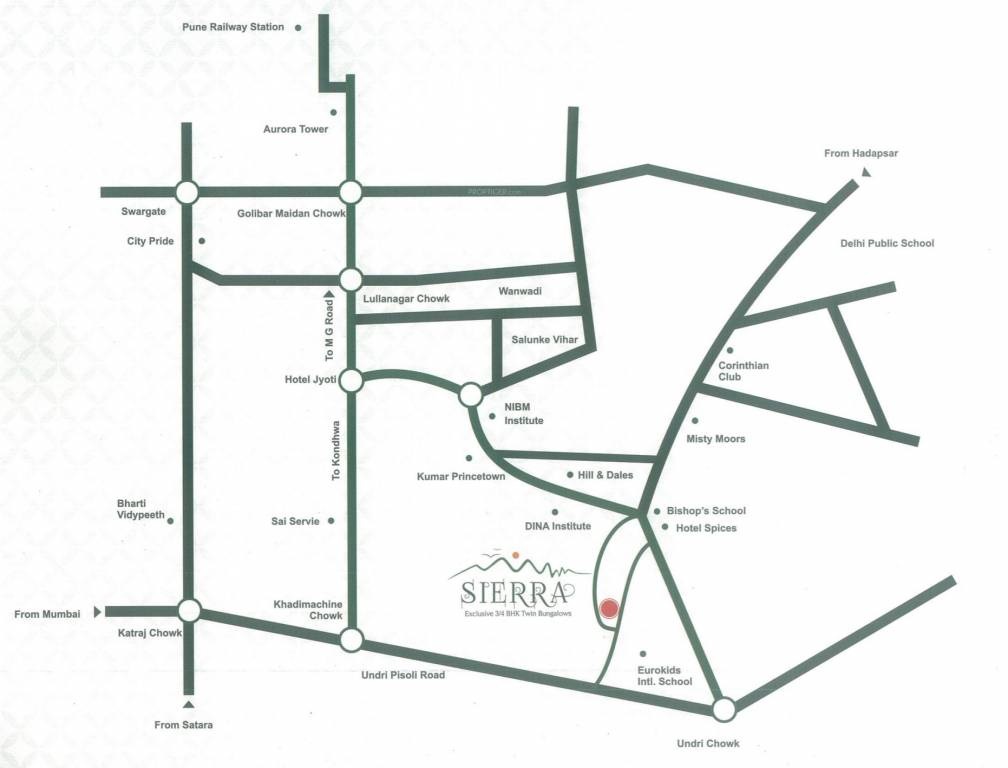 Ng Sierra Location Map
