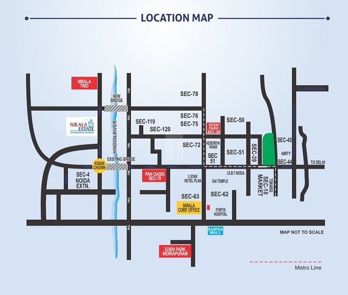 Nirala Estate Phase 2 Location Map