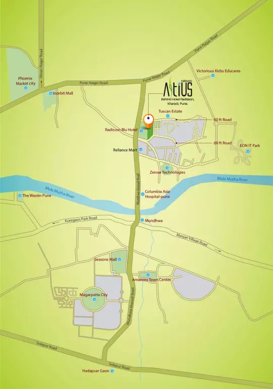Nirman Altius Phase 2 Location Map