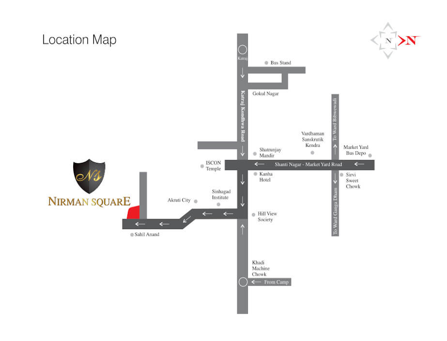 Nirman Square Location Map
