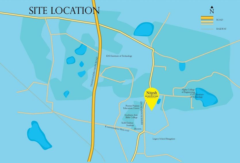 Nitesh Melbourne Park Location Map
