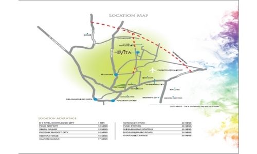 Nyati Evita Location Map