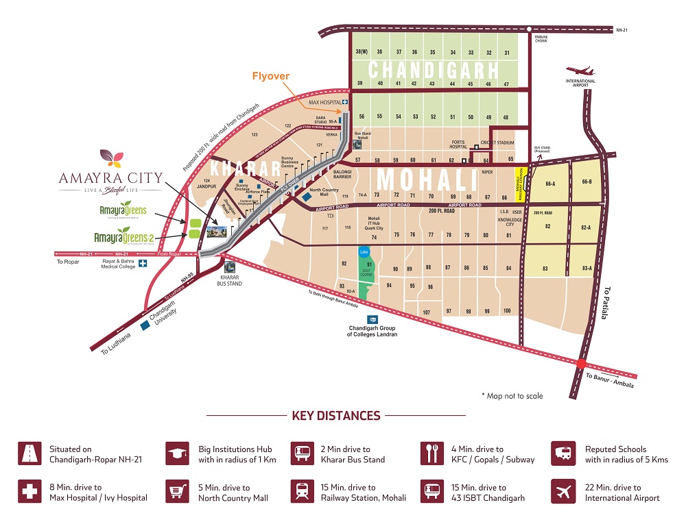 Omni Amayra Greens Phase 2 Location Map