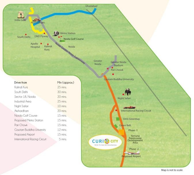 Orris Curio City Location Map