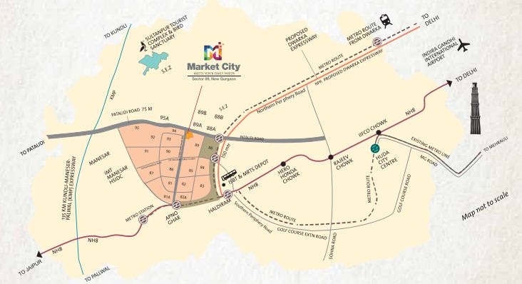 Orris Market City Location Map