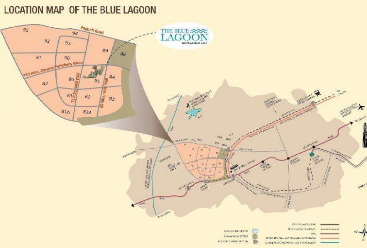 Orris The Blue Lagoon Location Map