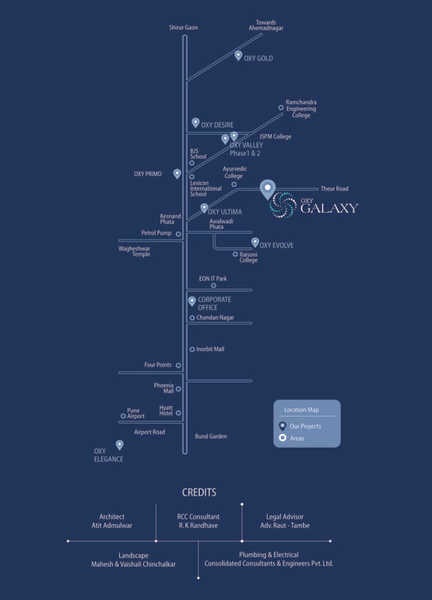 Oxy Galaxy Location Map