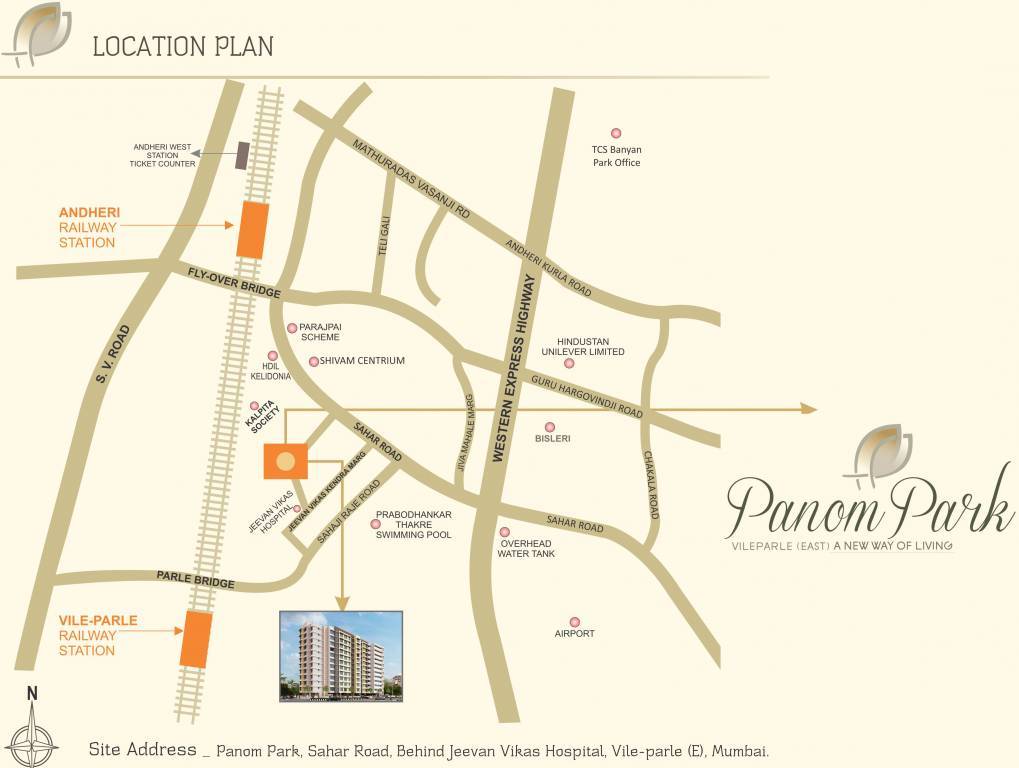 Panom Park Location Map