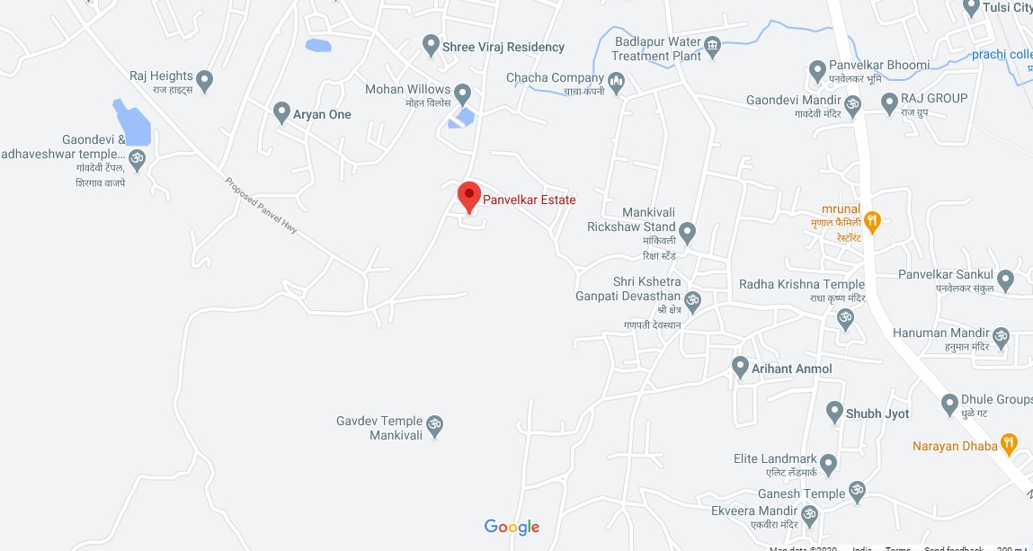 Panvelkar Greenford Location Map