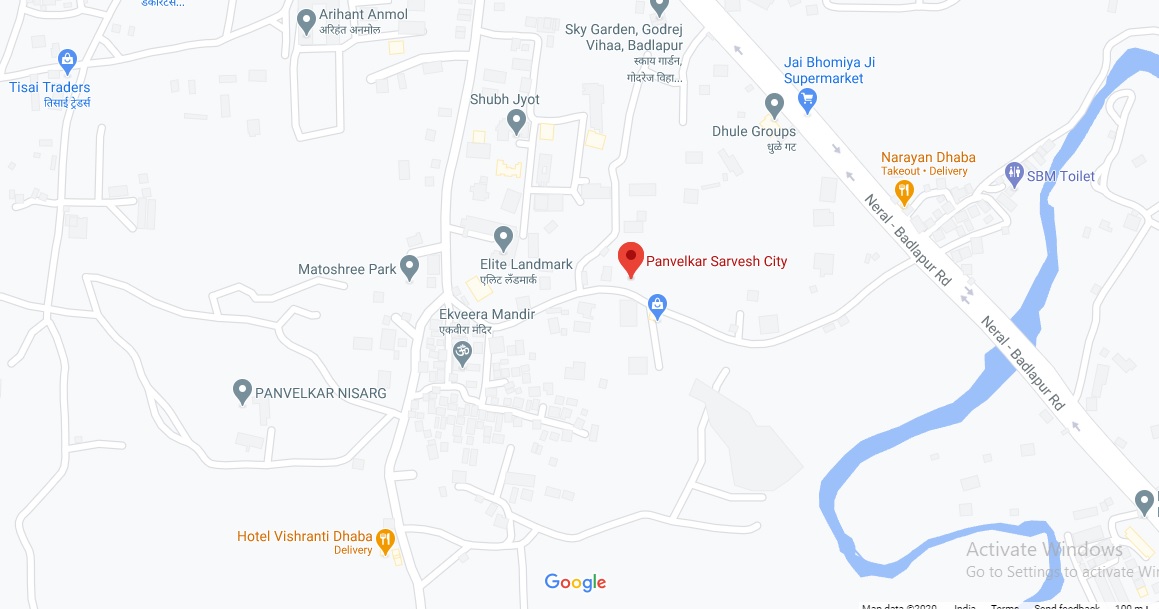 Panvelkar Sarvesh Dream City Location Map