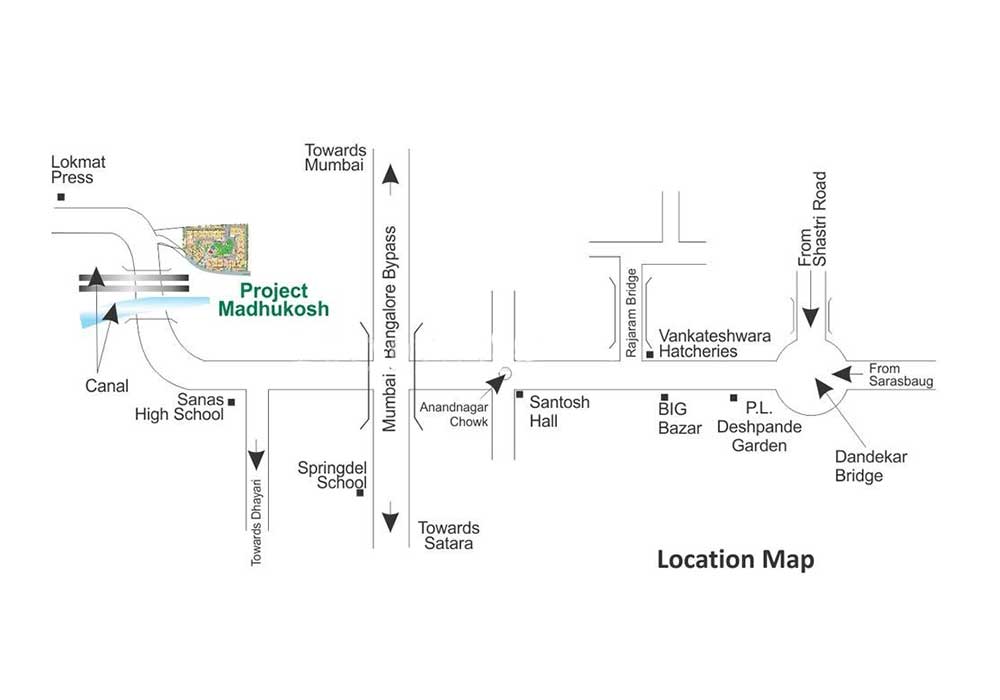 Paranjape Madhukosh Location Map