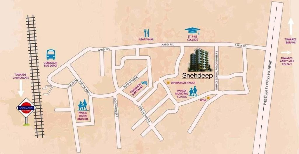 Paranjape Snehdeep Location Map