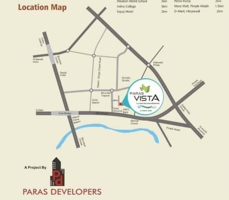 Paras Vista Location Map