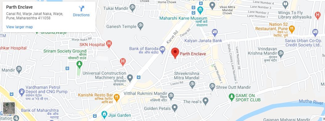 Parth Enclave Location Map
