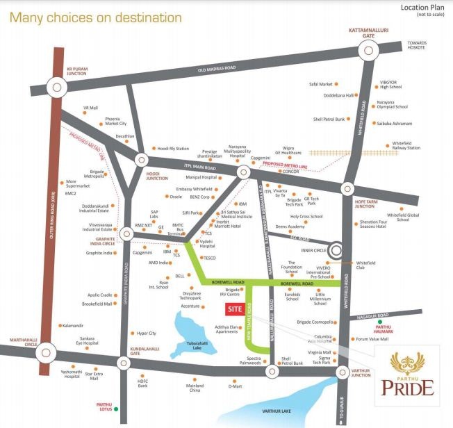 Parthu Pride Location Map