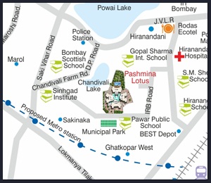 Pashmina Lotus Location Map