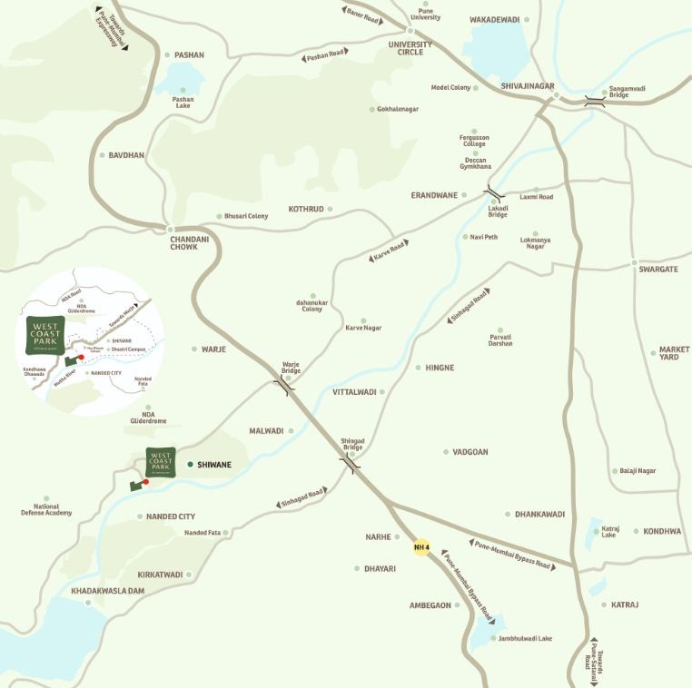 Pate West Coast Park Location Map