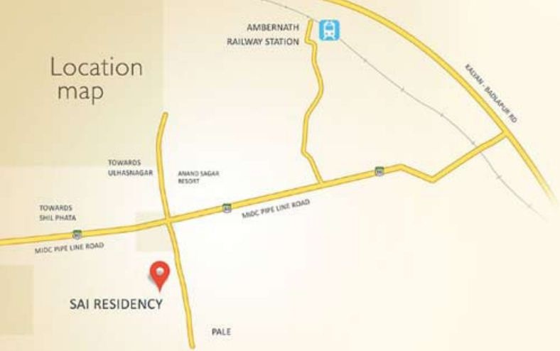 Patel Rpl Sai Residency Location Map