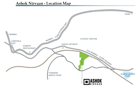Peninsula Ashok Nirvaan Location Map