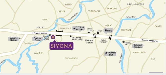 Pethkar Siyona Location Map