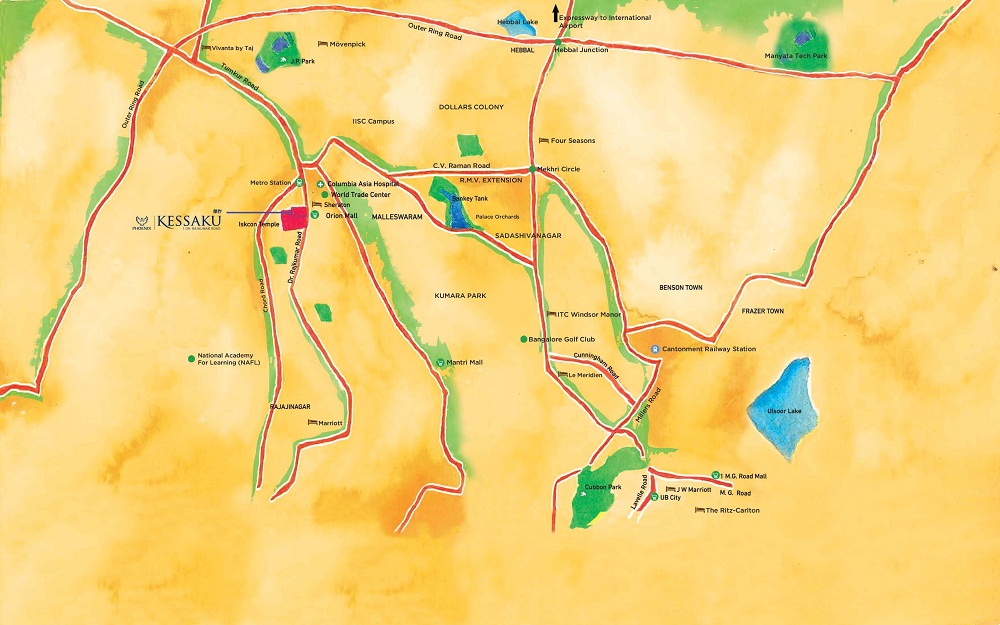 Phoenix Kessaku Location Map