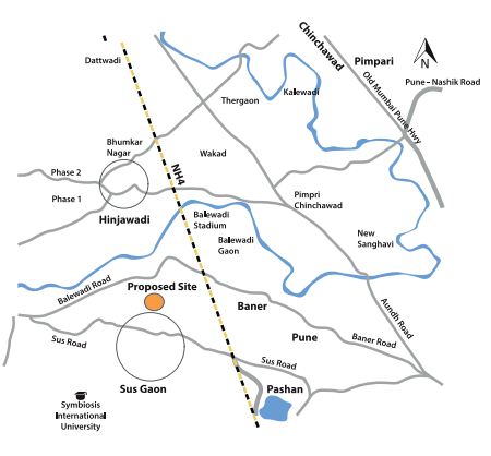 Pinnacle Neelanchal Location Map
