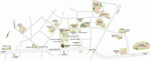 Pioneer Aspen Greens Location Map