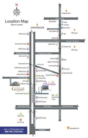 Poorvi Shreenivasa Grand Location Map