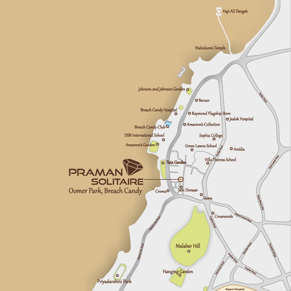 Praman Solitaire Location Map