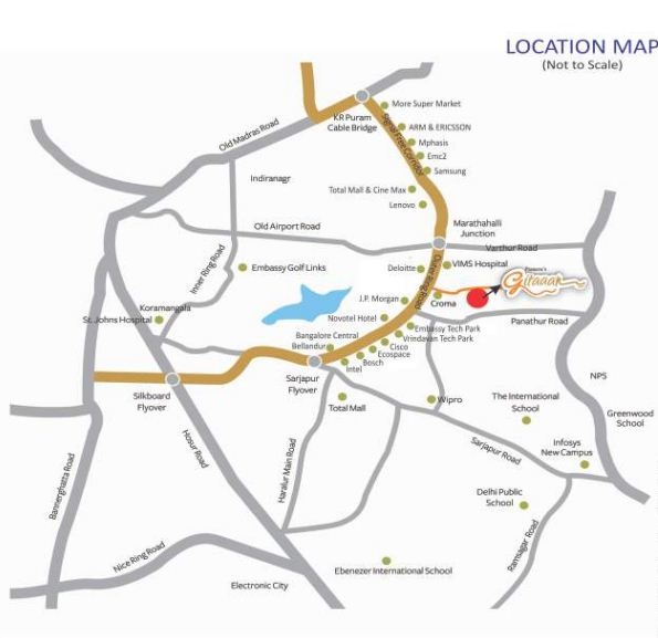 Pranavas Bsr Gitaaar Location Map