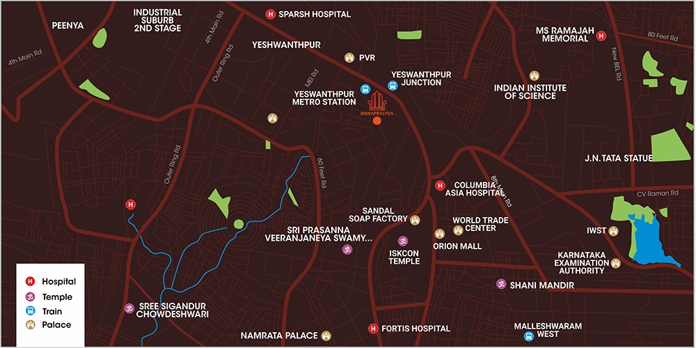 Pratham Indraprastha Location Map