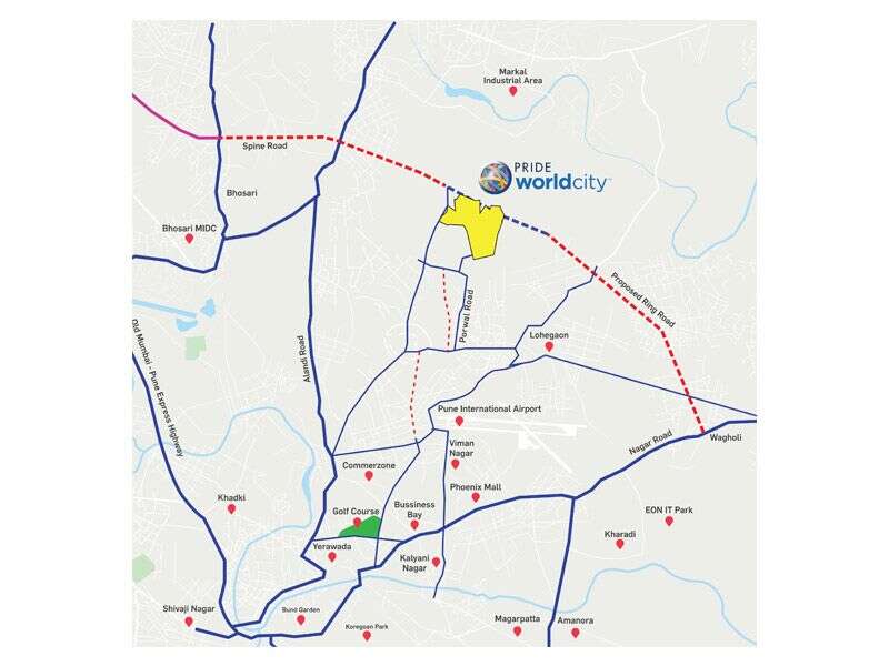 Pride Kingsbury Location Map